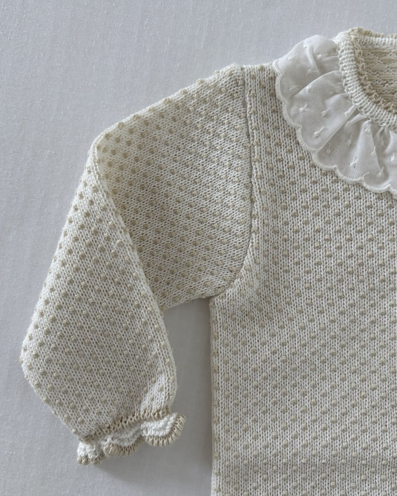 Traditional Cream Knitted Set