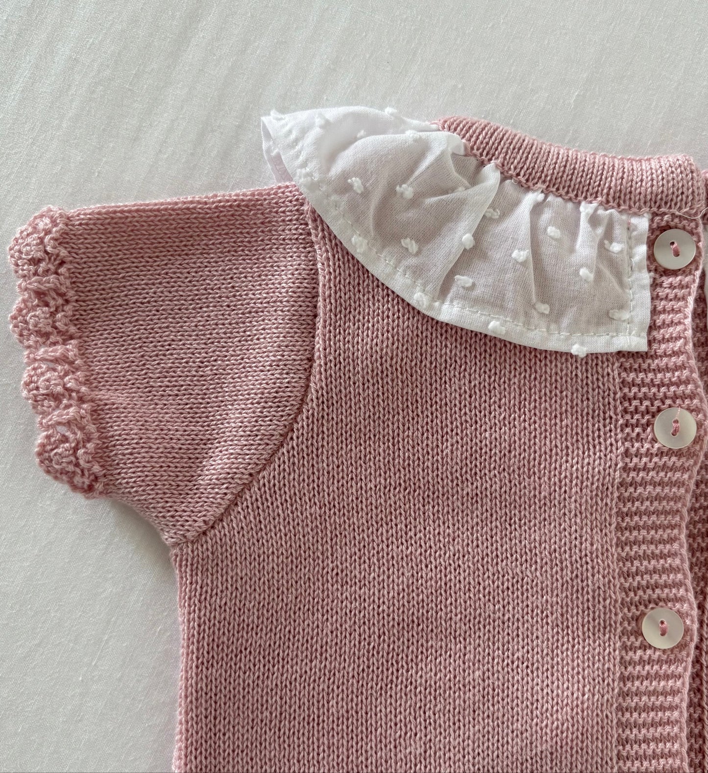 Pink Juno knitted Top with Bloomers
