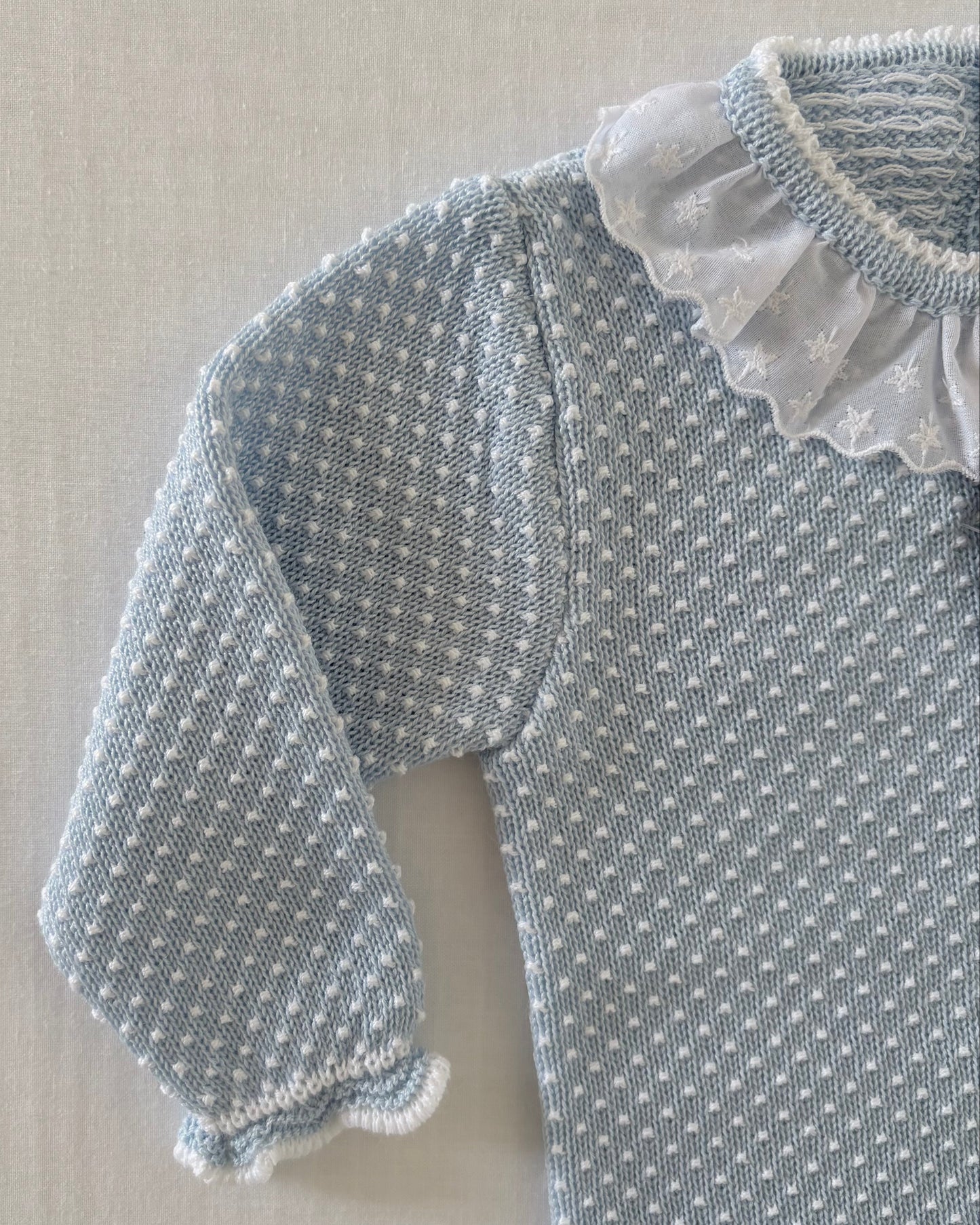 Traditional Blue Knitted Set